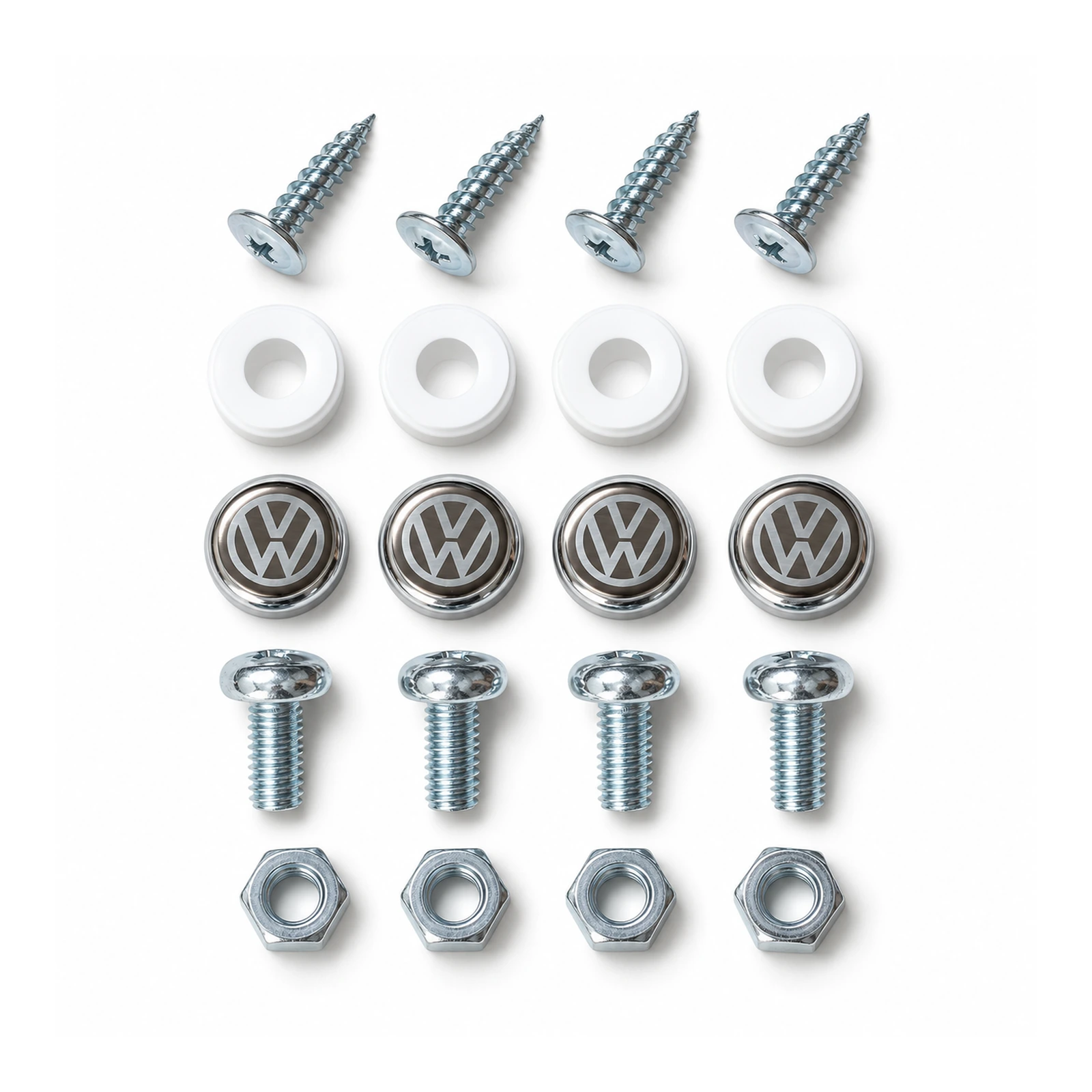 КНЗ (Крепление номерного знака) НЕРЖ Фольксваген надпись логотип Volkswagen