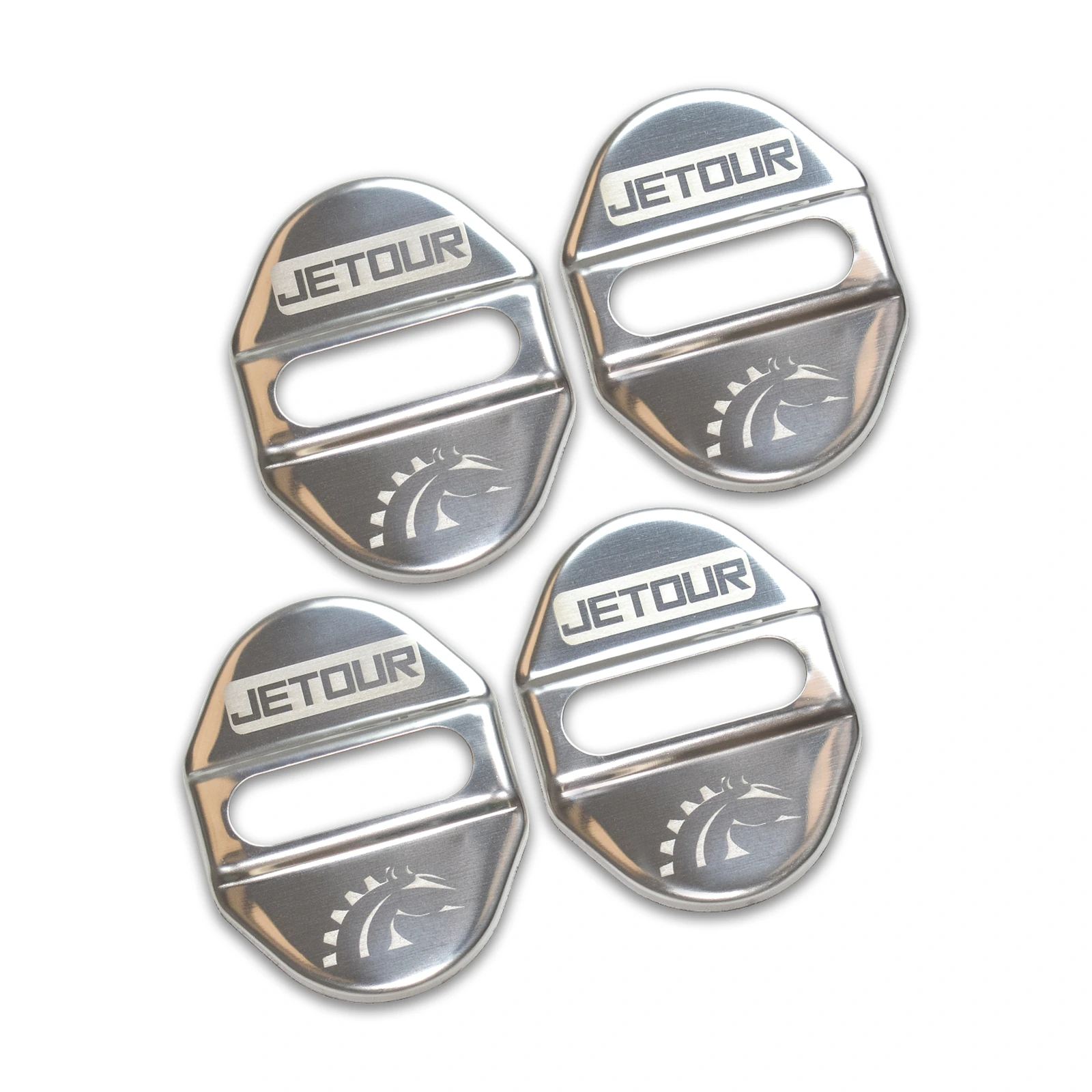 ПЕТЛИ (ТИП 2) НЕРЖ Джетур T1 / Jetour T1 (2025-2026) (4 шт.) надпись Jetour