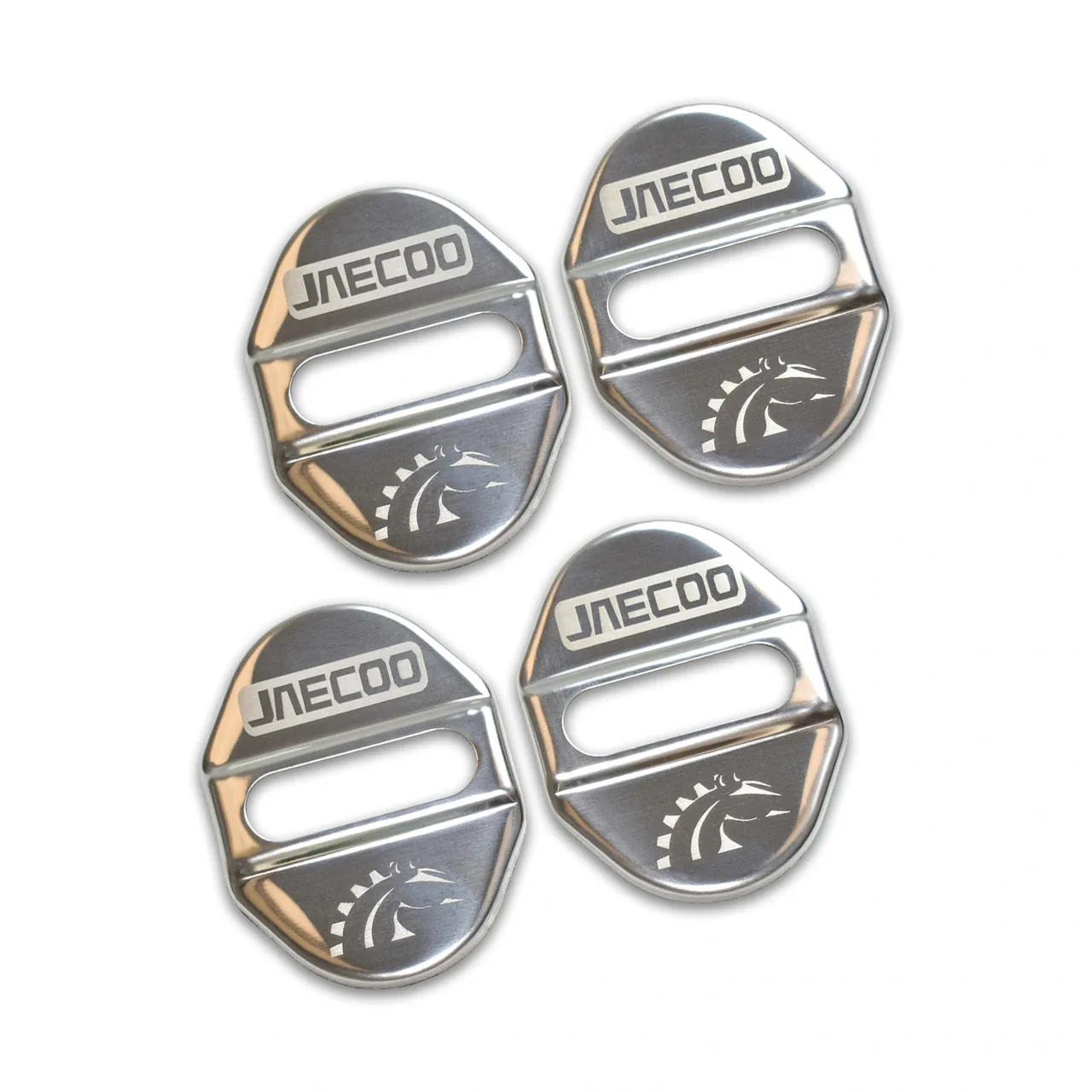 ПЕТЛИ (ТИП 2) НЕРЖ Джейку Джей 8 / JAECOO J8 (2024-2026) (4 шт.) надпись JAECOO