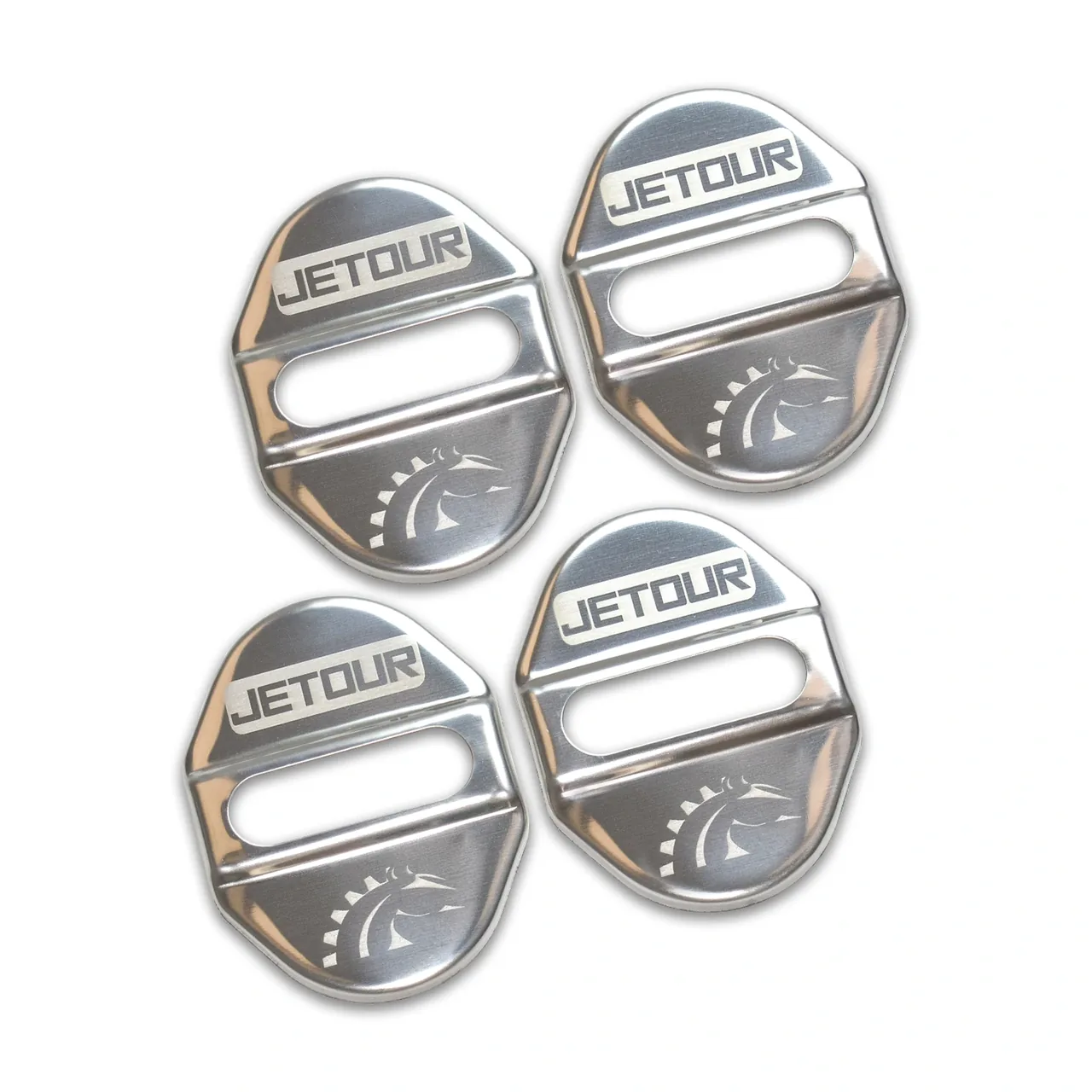 ПЕТЛИ (ТИП 2) НЕРЖ Джетур T1 / Jetour T1 (2025-2026) (4 шт.) надпись Jetour