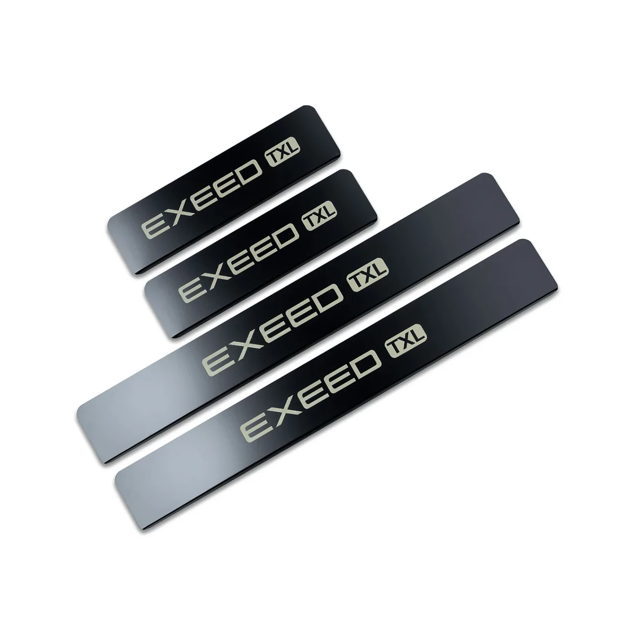 ПОРОГИ ЧЕРНЫЕ Эксид ТХЛ 1 / EXEED TXL 1 (2019-2024) надпись EXEED TXL