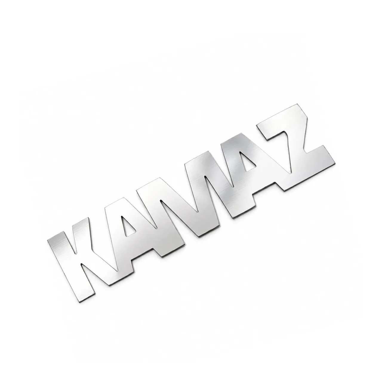 НАКЛАДКА НЕРЖ (ТИП 1) Камаз надпись KAMAZ (КОРОТКАЯ)