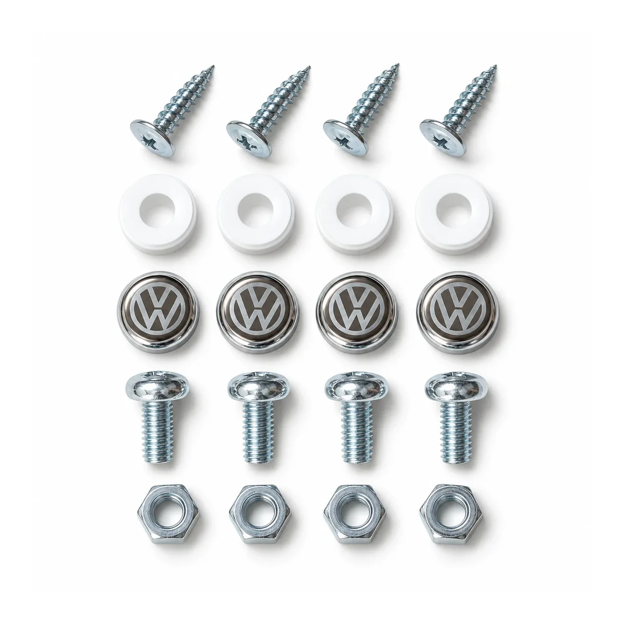КНЗ (Крепление номерного знака) НЕРЖ Фольксваген надпись логотип Volkswagen