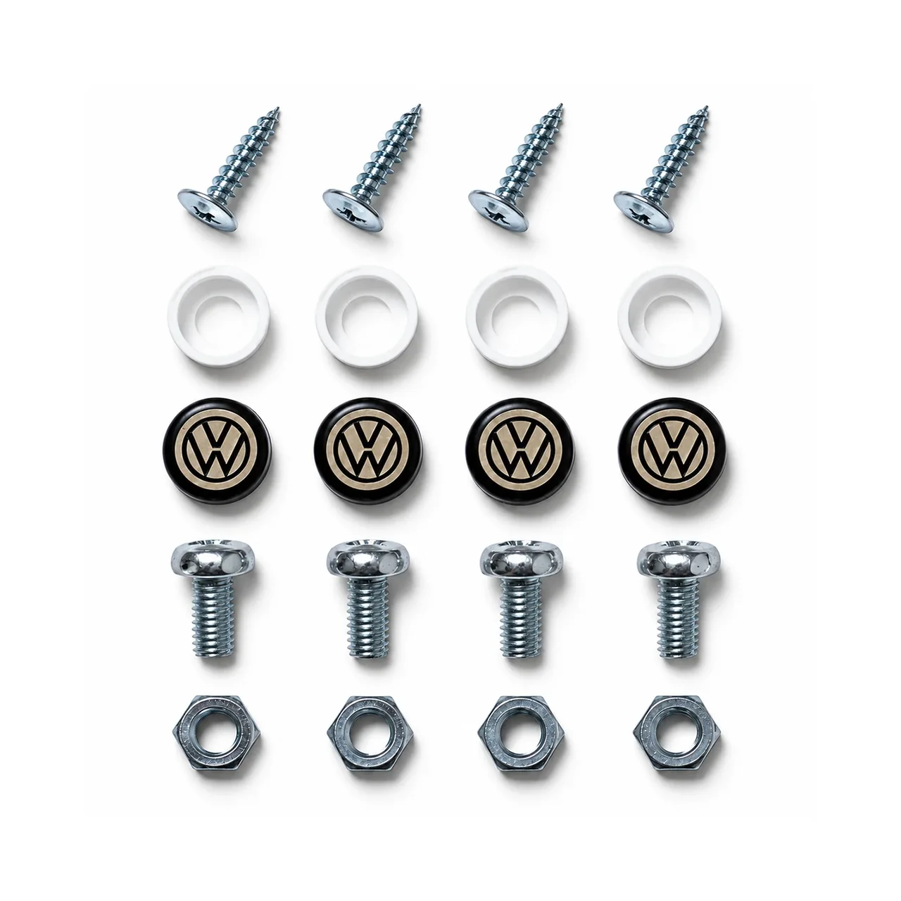 КНЗ (Крепление номерного знака) ЧЕРНЫЙ Фольксваген надпись логотип Volkswagen